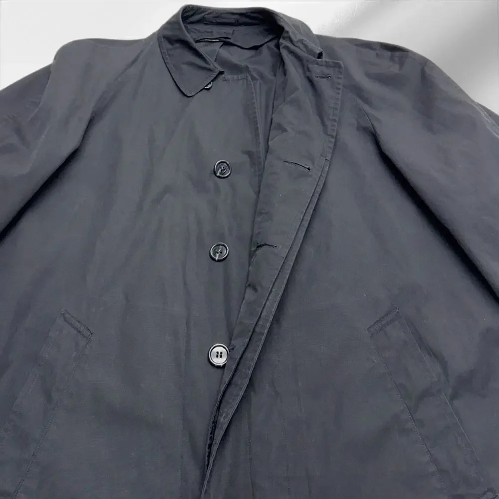 LONDON FOG Men’s Large Black Trench Coat